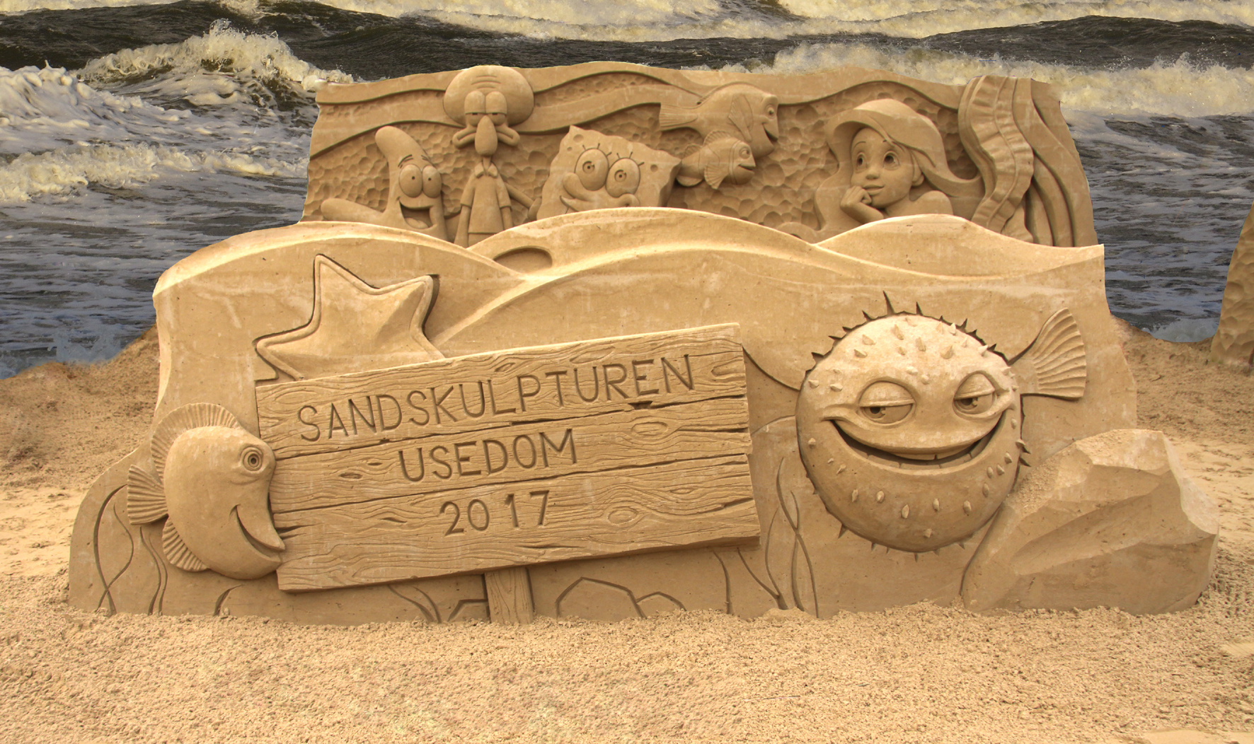 Sandskulpturen Usedom 2017