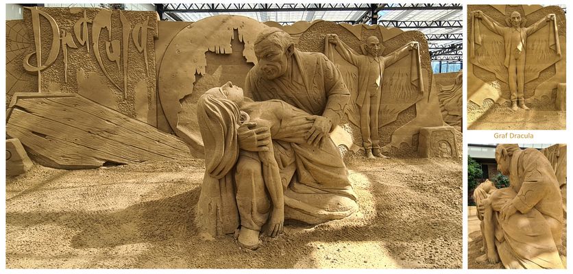 Sandskulpturenausstellung in Prora