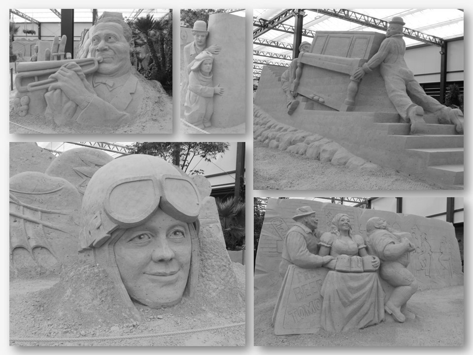 Sandskulpturenausstellung in Prora auf der Insel Rügen 1