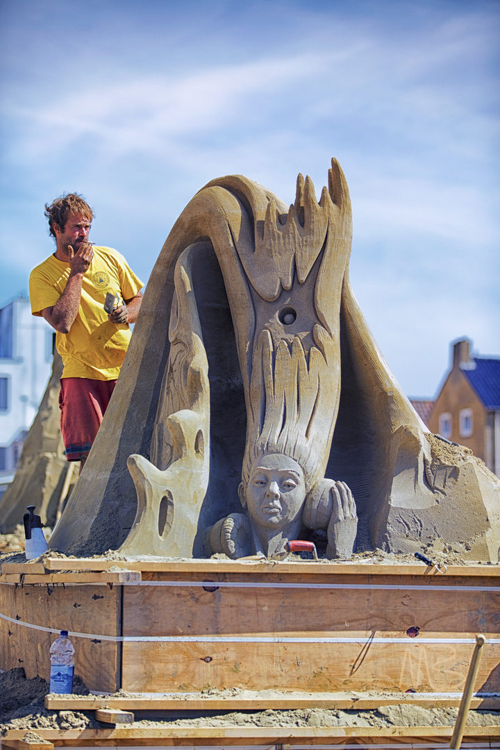 Sandskulpturenmeisterschaft in Zandvoort