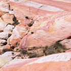 Sandstein mit herrlichen farbigen Zeichnungen