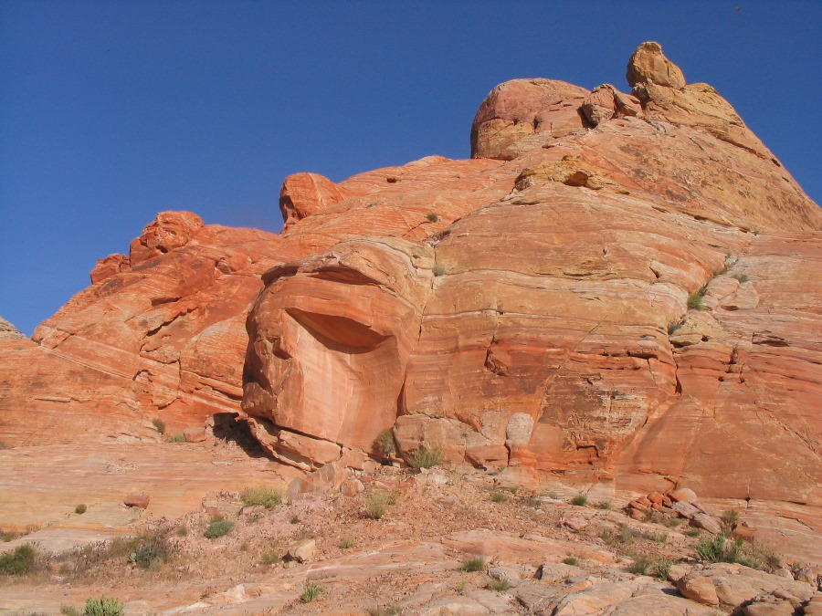 Sandsteinberg am White Dome Trail