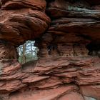 Sandsteinformation bei Dimbach im Pfälzerwald