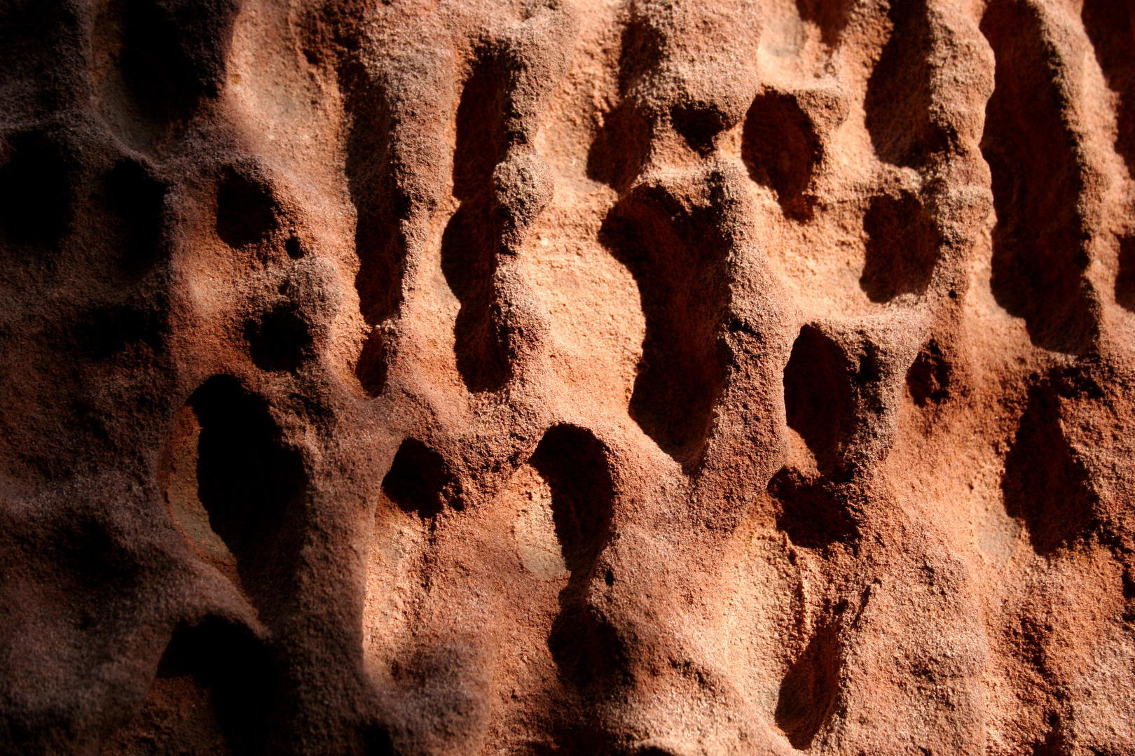 sandstone at sunset