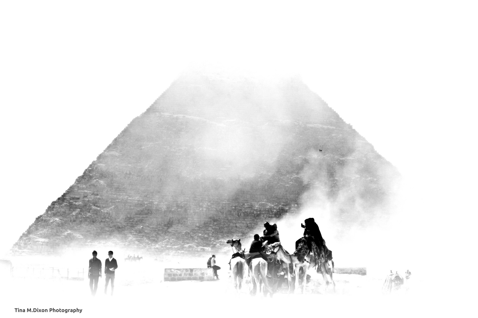 Sandstorm at the Pyramids