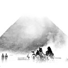 Sandstorm at the Pyramids