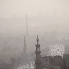 Sandstorm on Cairo city