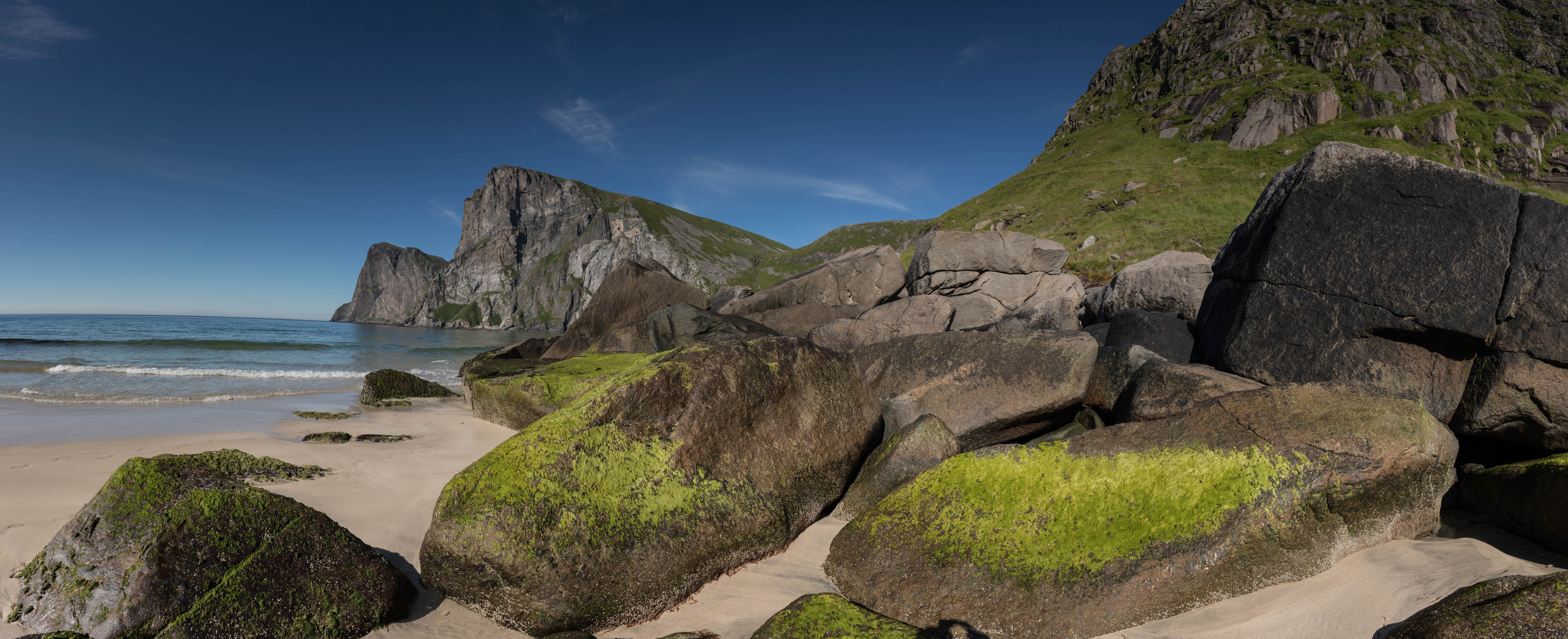 Sandstrand am Polarkreis