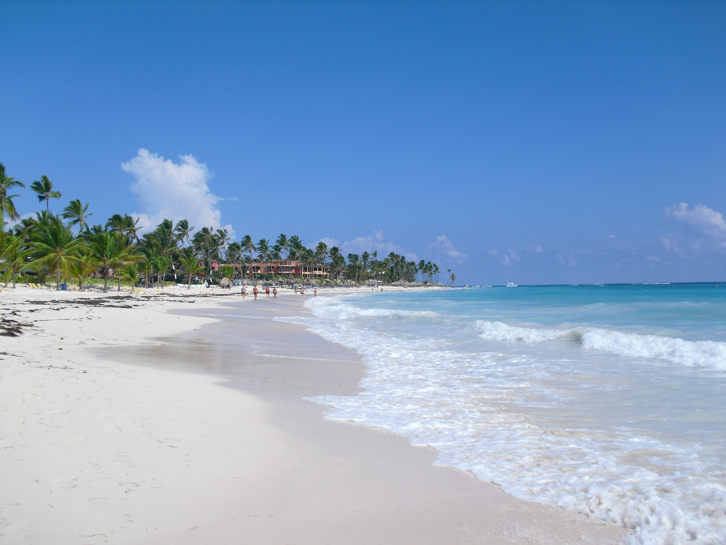 Sandstrand in der Karibik