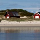 Sandstrand nördlich des Polarkreises