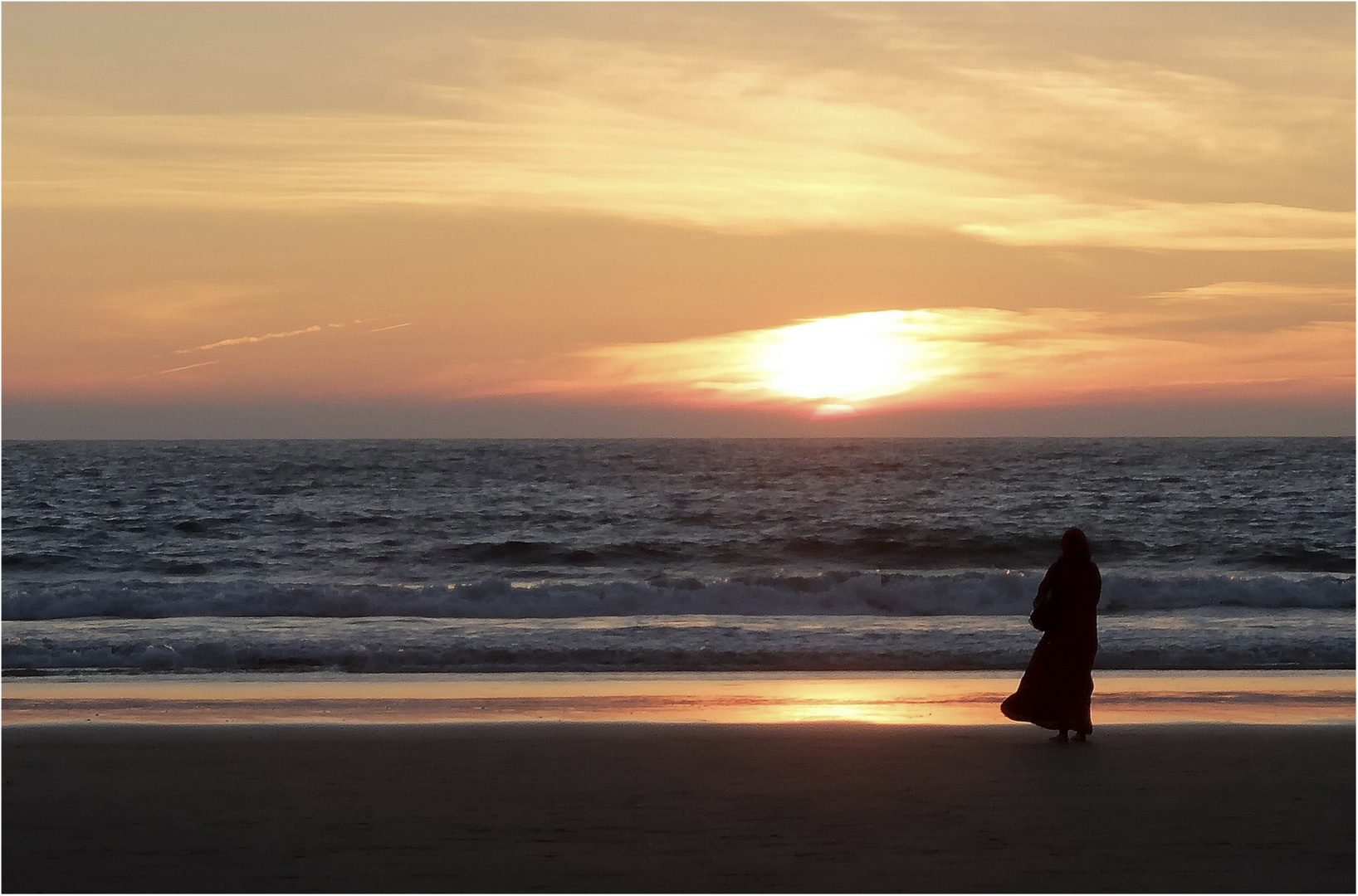 Sandstrand von Agadir, Marokko