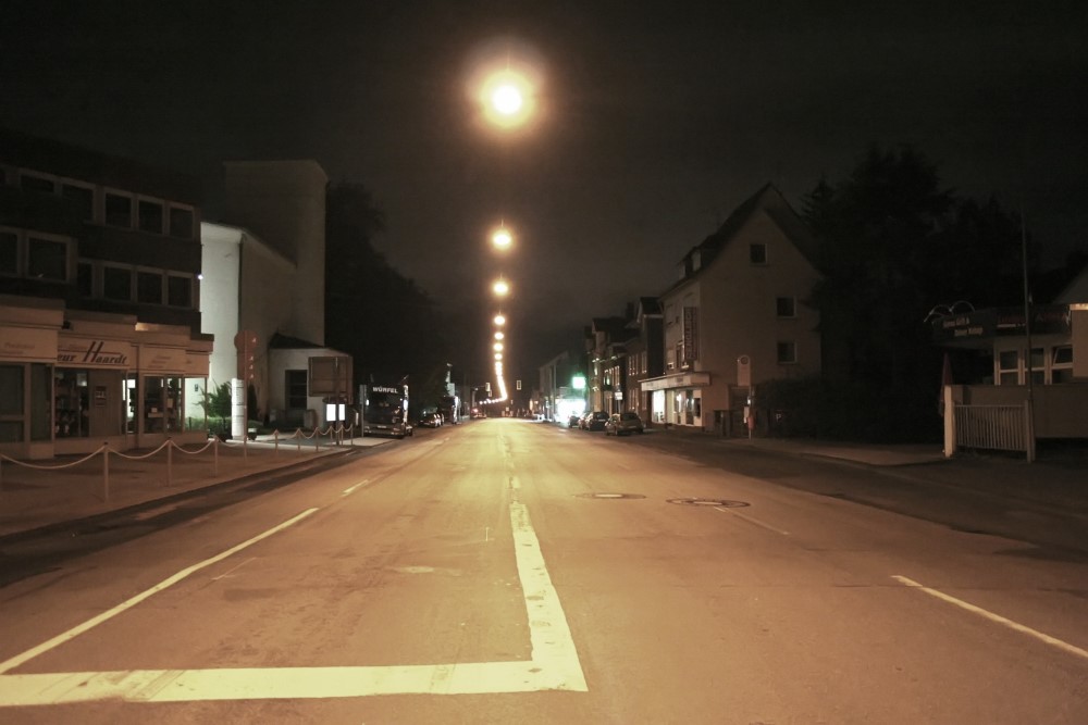 Sandstraße um drei