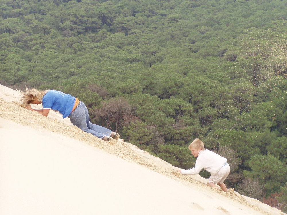 Sandsturm am Abgrund