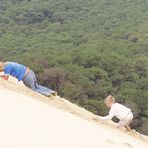 Sandsturm am Abgrund