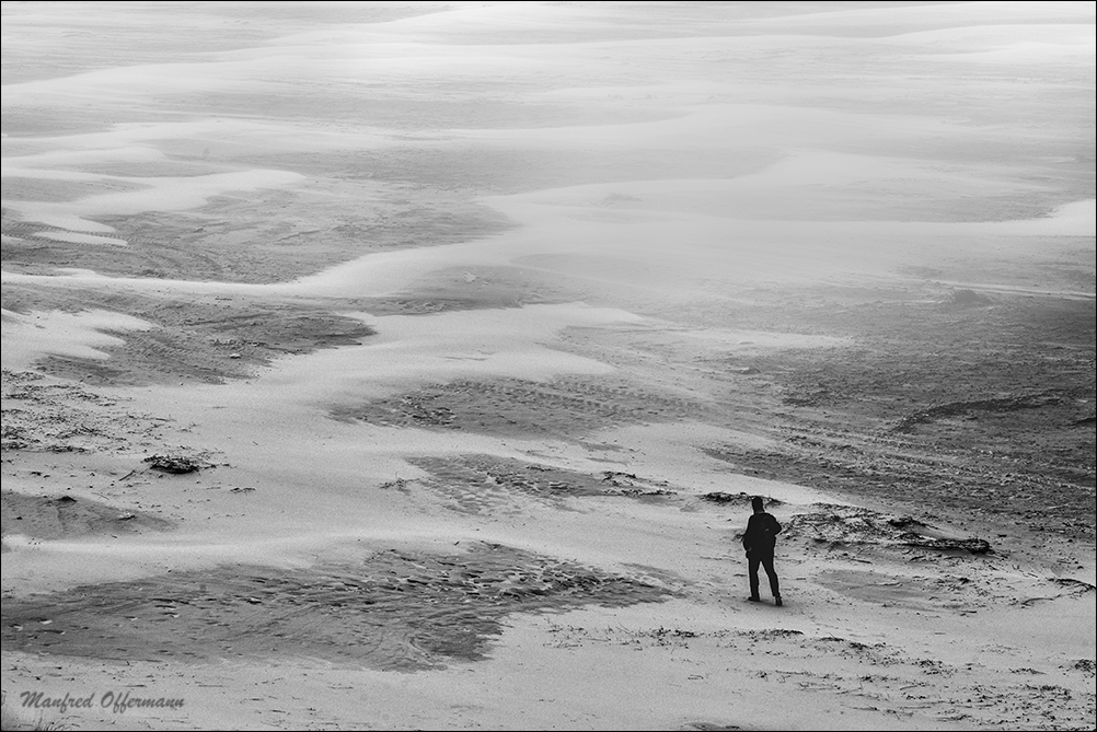 Sandsturm am Kniepsand ( Amrum )