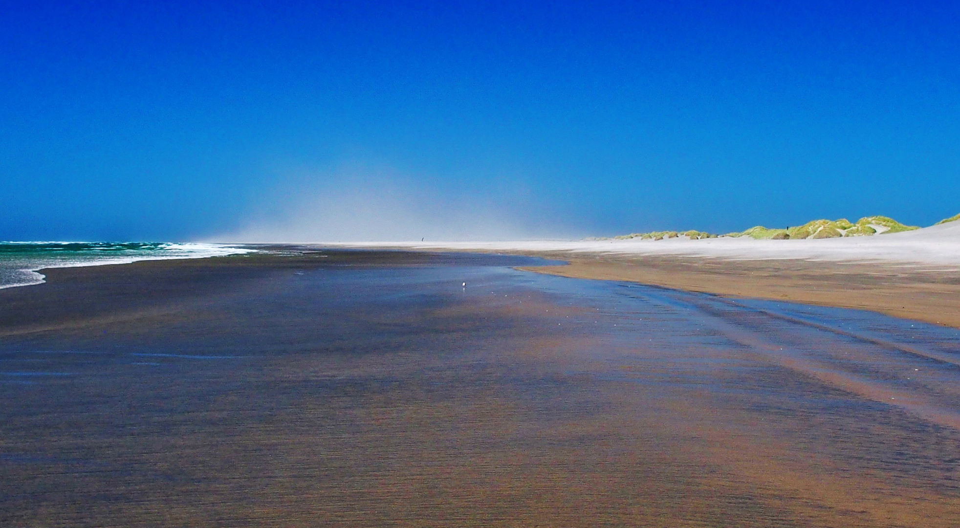 Sandsturm am Meer