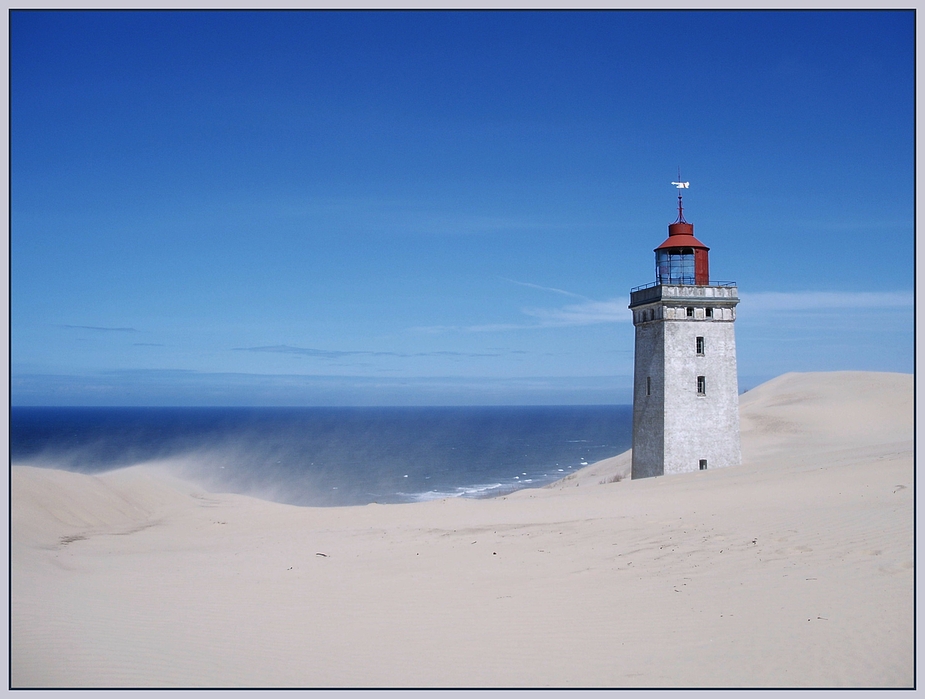 Sandsturm am Rubjerg knude fyr