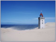 Sandsturm am Rubjerg knude fyr