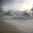 Sandsturm am Strand von St.Peter-Ording