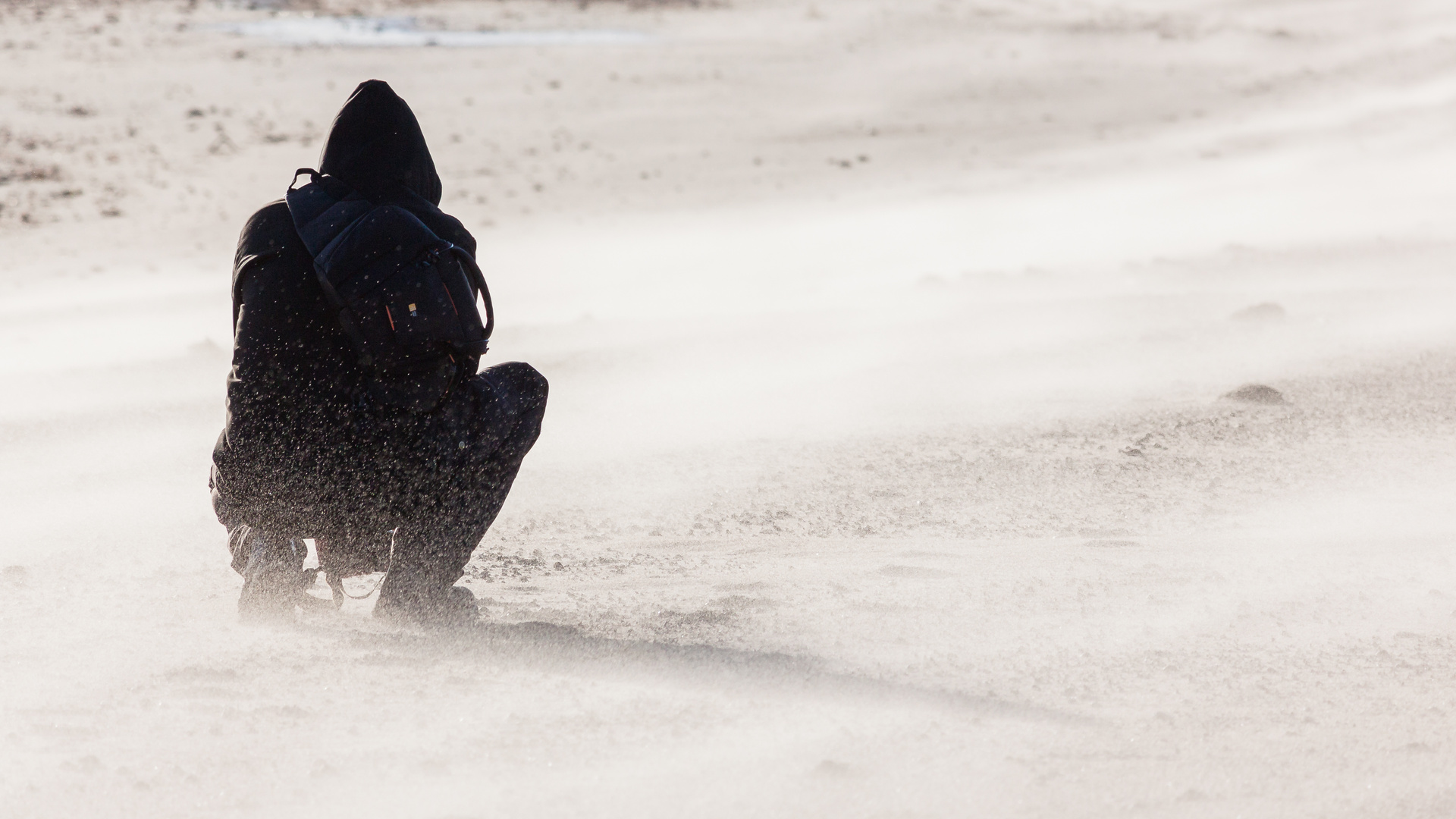 Sandsturm am Strand...III