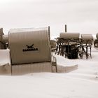 Sandsturm an der Nordsee in St.-Peter Ording