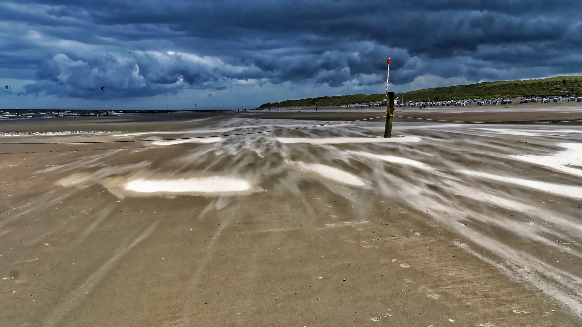 Sandsturm auf Norderney 