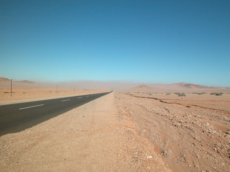 Sandsturm bei Lüderitz