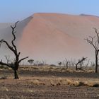 Sandsturm im Sossusvlei