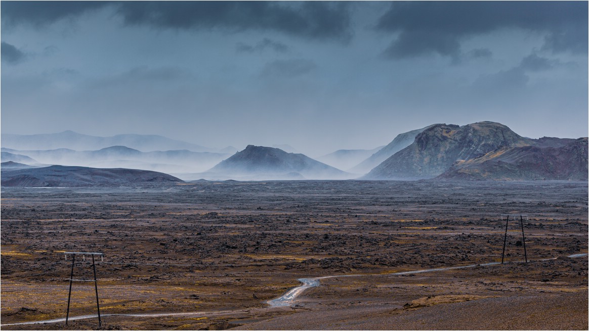 Sandsturm in Landmannalaugar