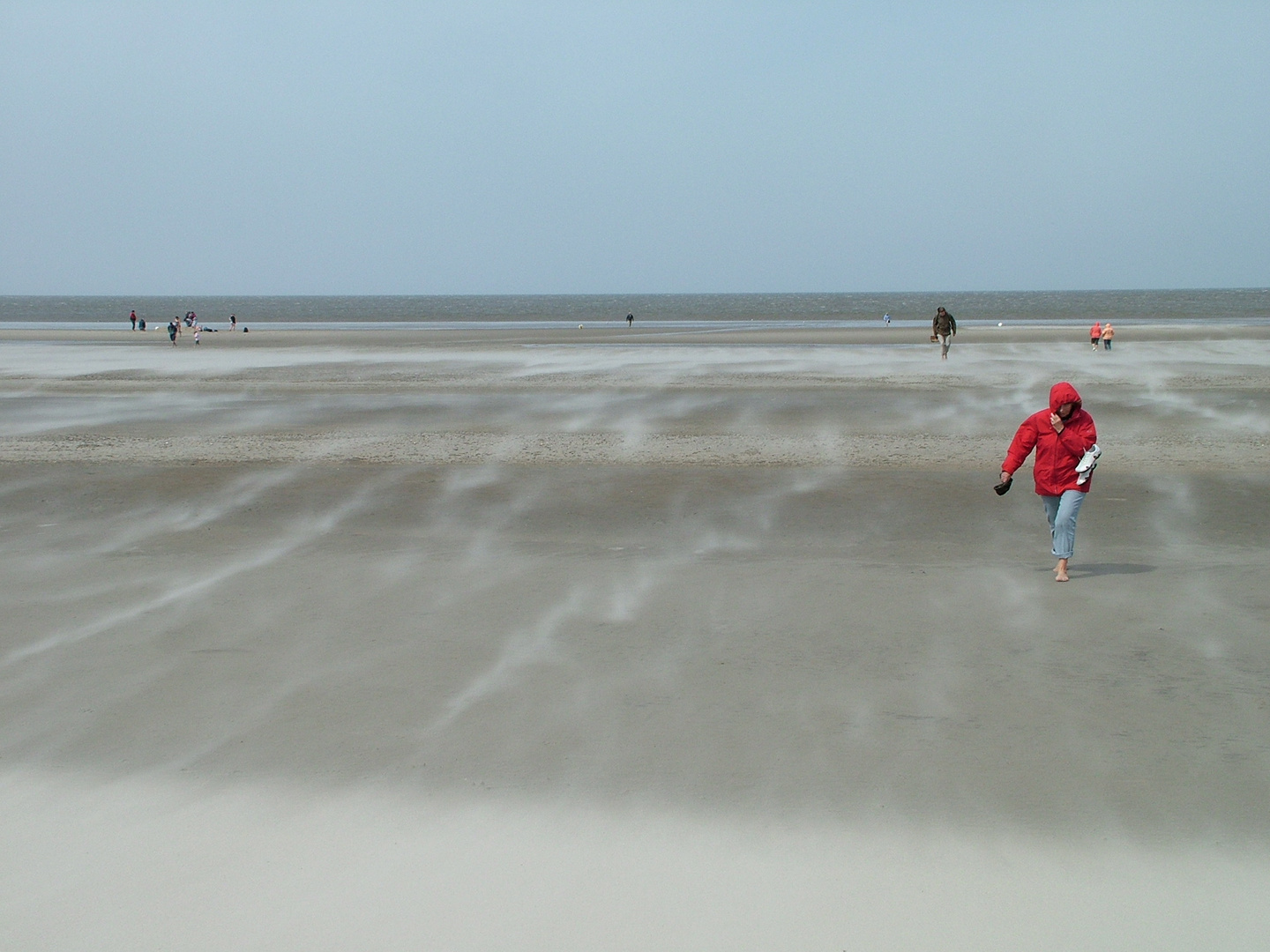 Sandsturm in St. Peter Ording