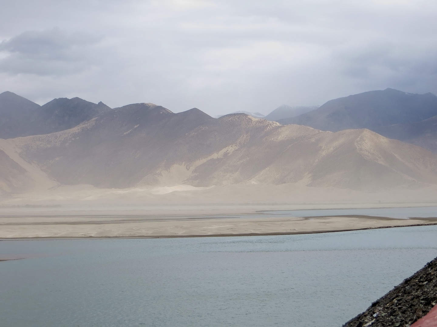 Sandsturm in Tibet