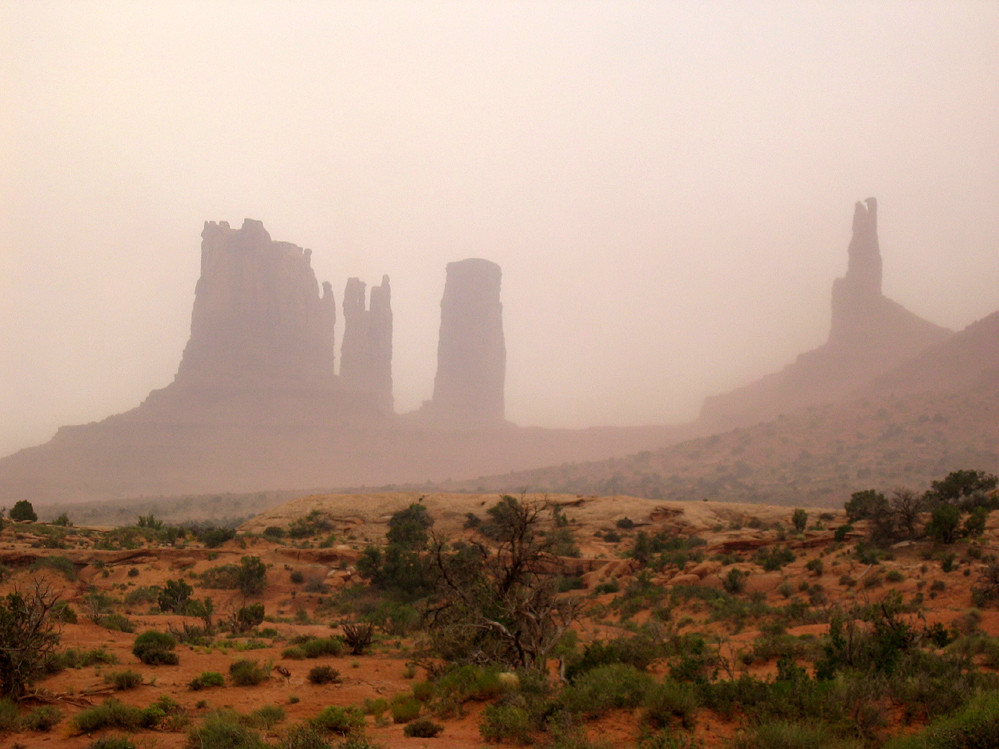 Sandsturm, Monument Valley