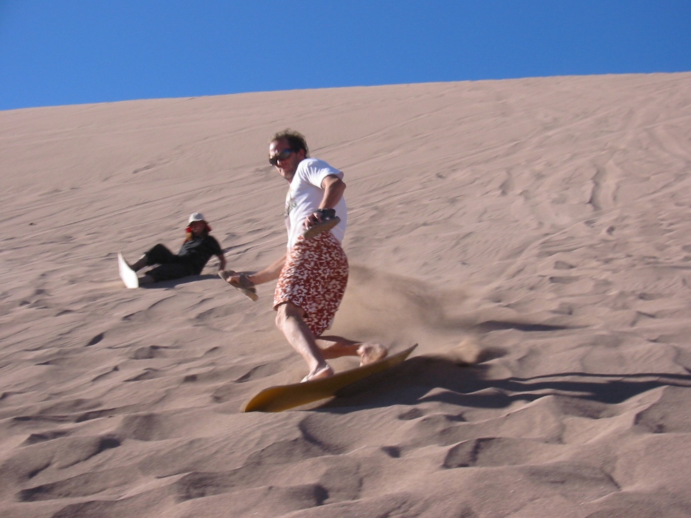 Sandsurfen in der Atacama