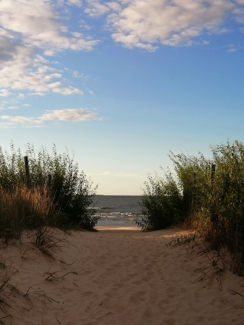 Sandweg zur Ostsee.