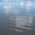 Sandwellen am Ufer von Scheveningen