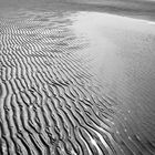 Sandwellen bei Ebbe und Bunen