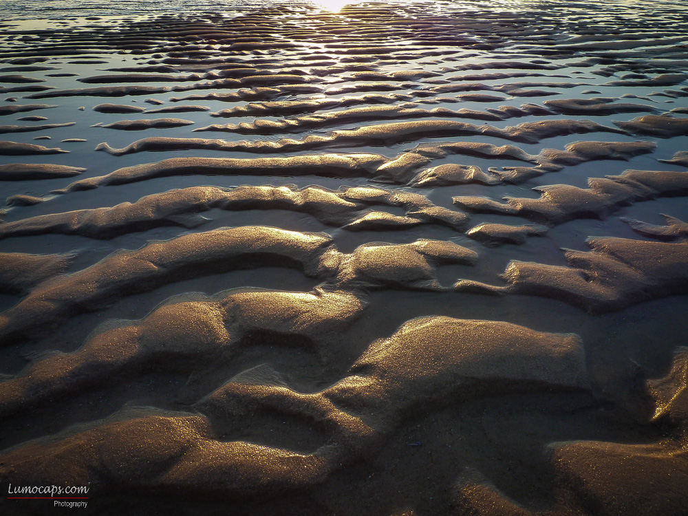 Sandwellen nach der Flut