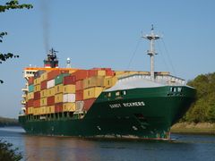 SANDY RICKMERS auf dem Nord-Ostsee-Kanal