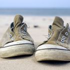 sandy shoes
