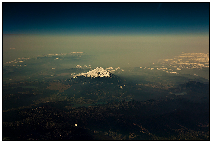 Sanft ruht der Fujiyama