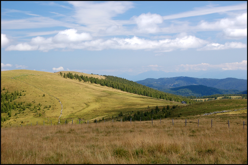 Sanfte Grasberge...