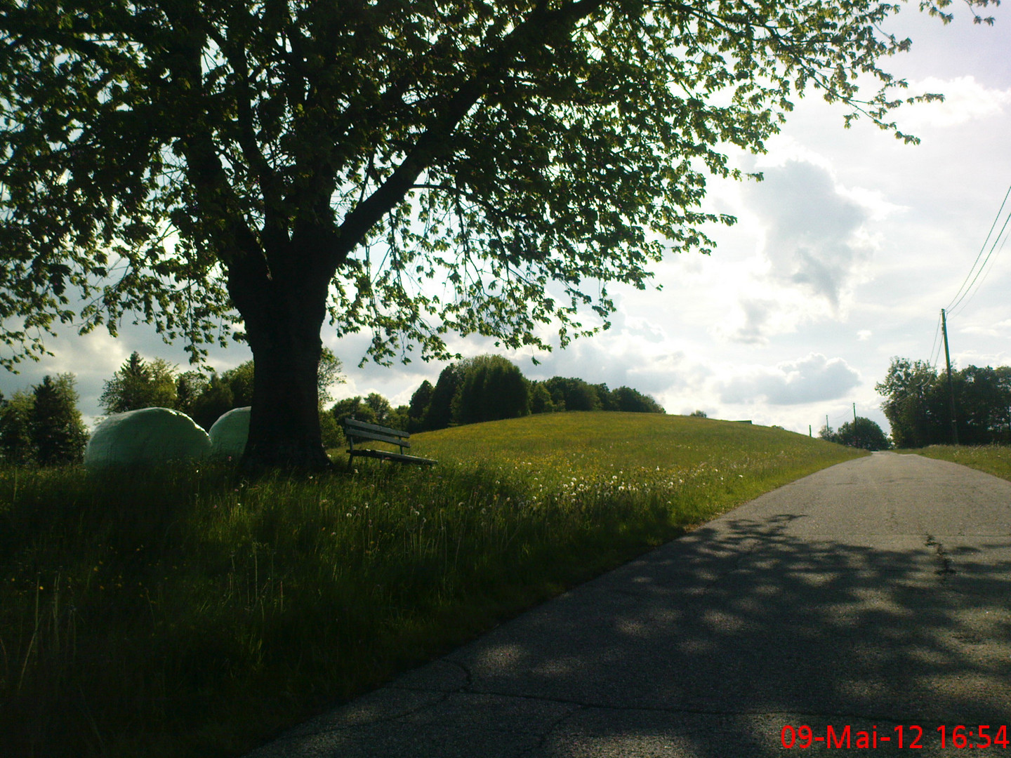 Sanfte Hügellandschaft