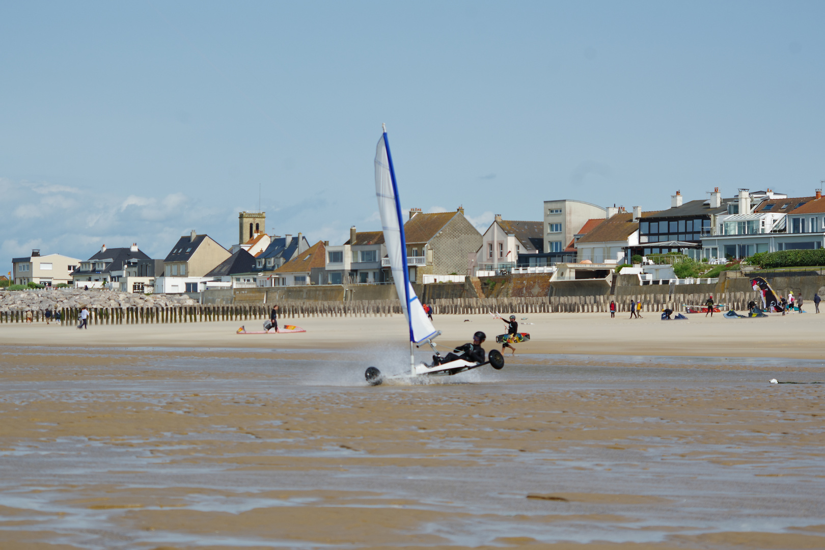 Sangatte, Strand