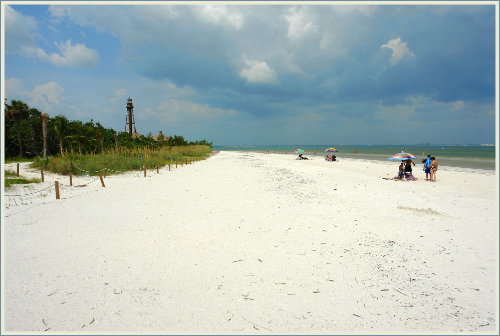 Sanibel Island Strand and Leuchturm