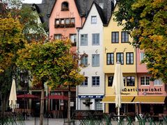 Sanierte Alstadthäuser in Köln