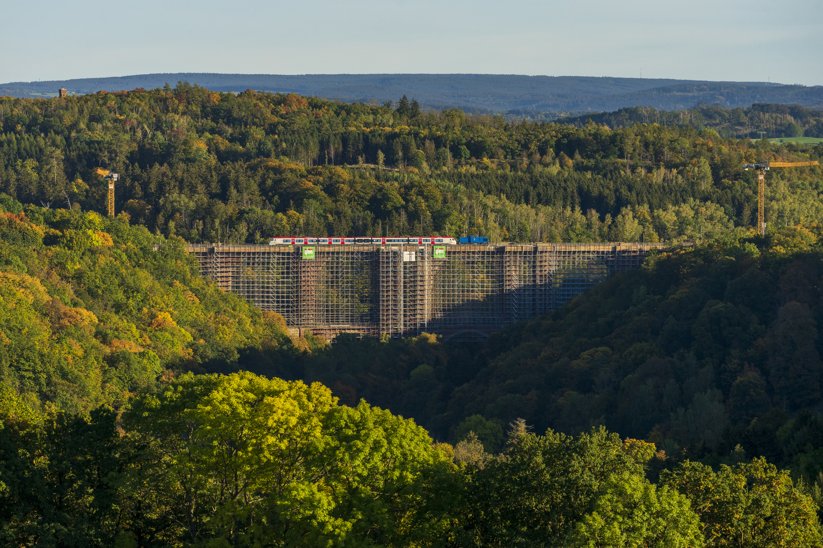 Sanierung der Elstertalbrücke im Vogtland