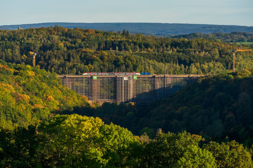 Sanierung der Elstertalbrücke im Vogtland