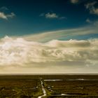 Sank Peter Ording im Januar 2