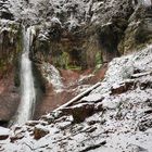Sankenbach Wasserfall im Winter