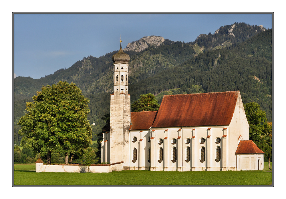 Sankt Coloman, liegt in Sichtweite von Schloss Neuschwanstein